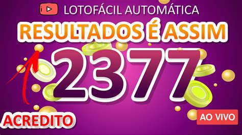 lotofácil 2377 - lotofacil 2350